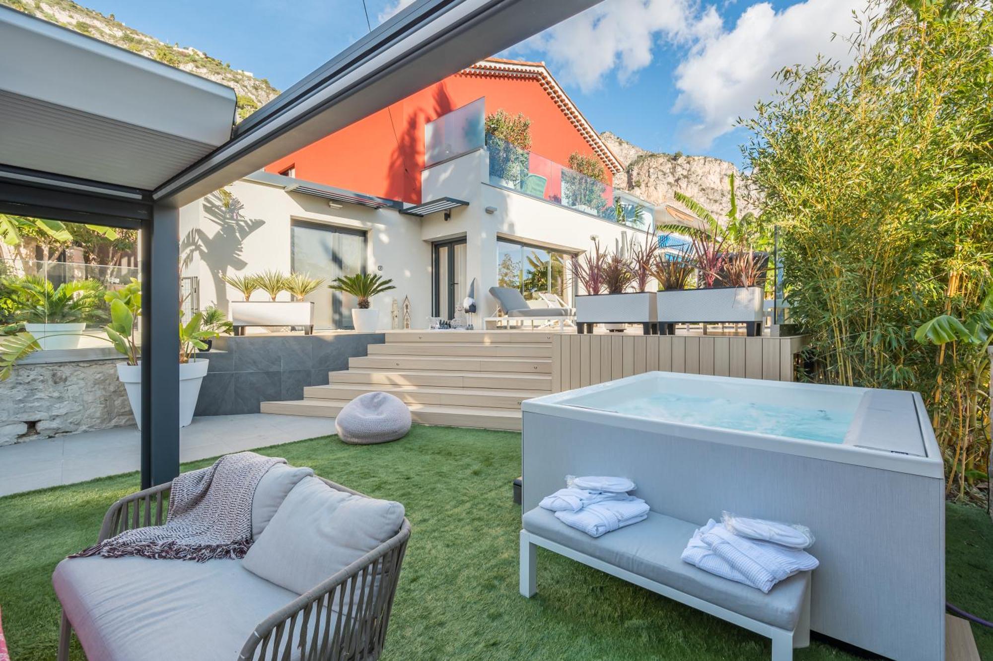 Deluxe Villa Graziella 200 M From The Beach Èze Eksteriør billede